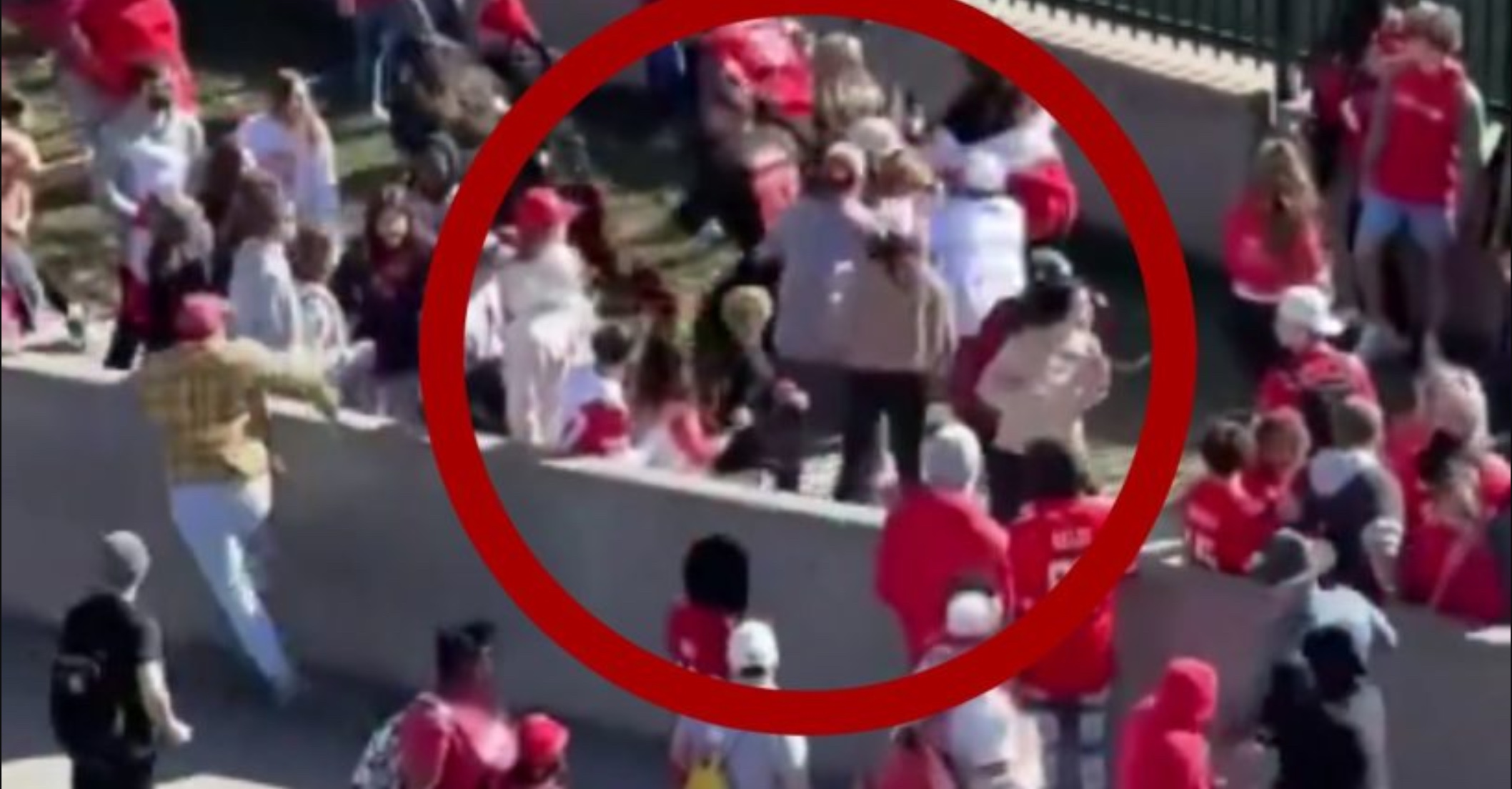 Footage Appears to Show Heroic Chiefs Fans Apprehend Suspect State of