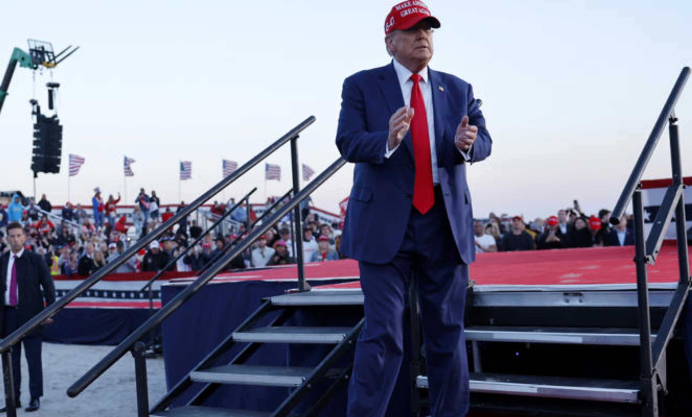 Trump received backlash