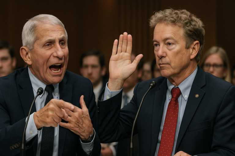 Fauci Lashes Out at Rand Paul, Pleads the Fifth in Tense Senate Hearing